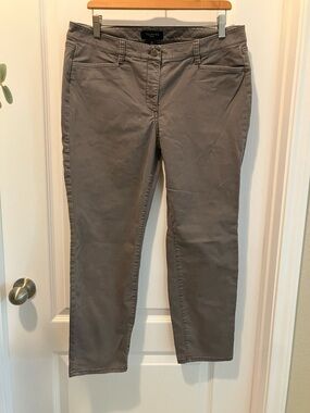 Talbots Straight Leg Pants in Gray